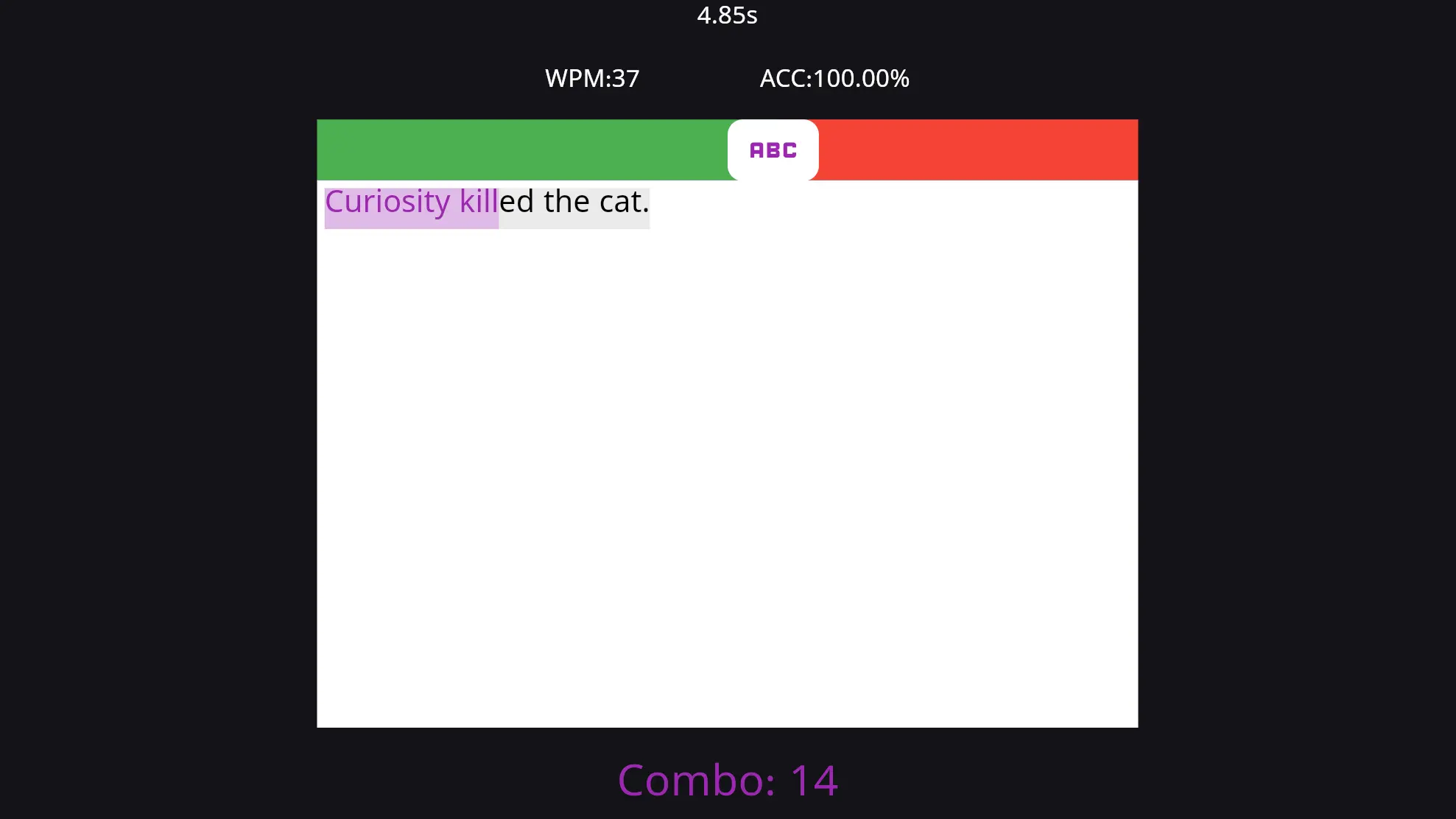 Screenshot of the 'Key Runner' Flutter project